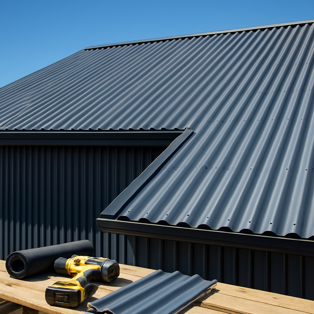 Premium colorbond steel roofing and cladding panels installation